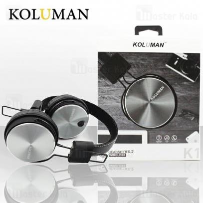 هدفون بلوتوث کلومن KOLUMAN K1 Deluxe Bluetooth Headphone رم خور Koluman K1 Bluetooth Headphone